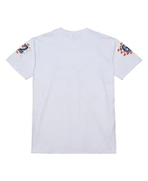 Mitchell & Ness Men's White Houston Astros Speedway Car T-Shirt