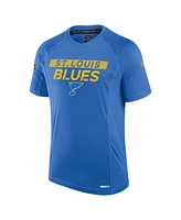 Fanatics Men's Blue St. Louis Blues Authentic Pro Tech Raglan T-Shirt
