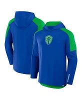 Fanatics Men's Royal Seattle Sounders Fc Red Card Transitional Pullover Hoodie