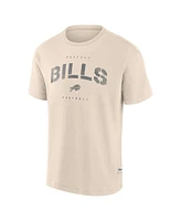 Fanatics Men's Cream Buffalo Bills Elements Weathered Tonal Future Ground T-Shirt