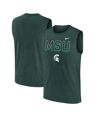 Nike Men's Green Michigan State Spartans Primetime Tricode Legend Performance Tank Top