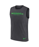 Nike Men's Charcoal Seattle Seahawks Primetime Legend Performance Muscle Tank Top