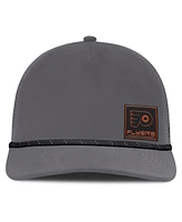 Fanatics Men's Gray Philadelphia Flyers Captain Rope Adjustable Hat