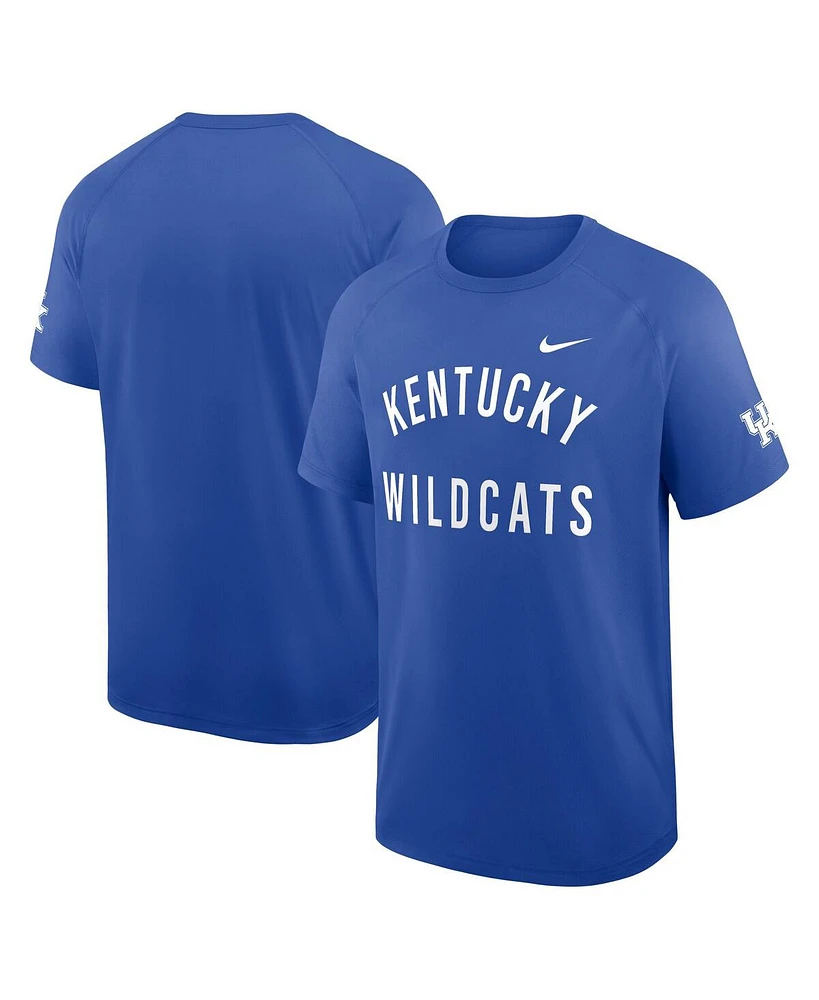 Nike Men's Royal Kentucky Wildcats Ready Raglan Premium Performance T-Shirt