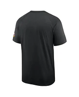 Nike Men's Black Lsu Tigers Ready Raglan Premium Performance T-Shirt