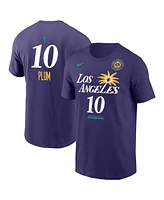 Nike Men's Kelsey Plum Purple Los Angeles Sparks Explorer Edition Name Number T-Shirt