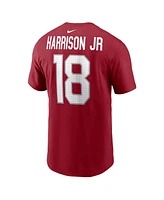 Nike Men's Marvin Harrison Jr. Cardinal Arizona Cardinals Name Number T-Shirt