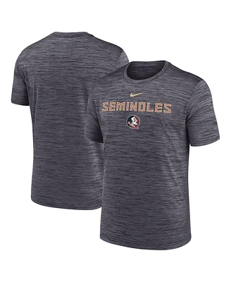 Nike Men's Black Florida State Seminoles 2025 Sideline Velocity Performance T-Shirt