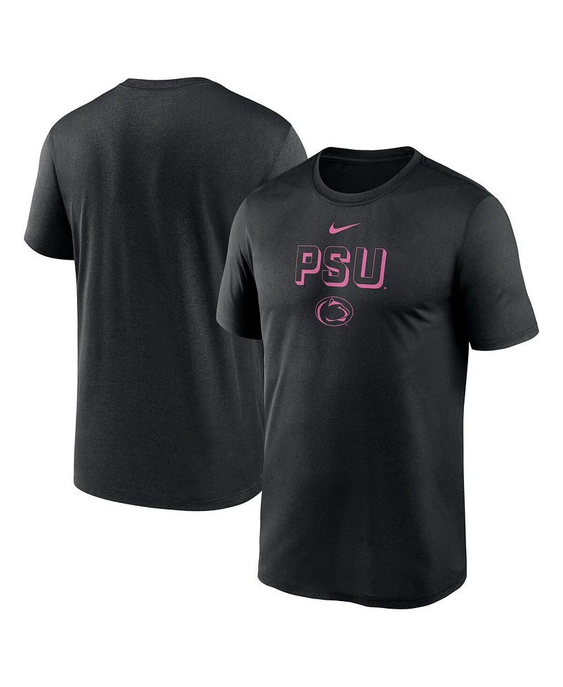 Nike Men's Black Penn State Nittany Lions 2025 Sideline Legend Performance T-Shirt