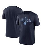 Jordan Men's Navy North Carolina Tar Heels 2025 Sideline Legend Performance T-Shirt