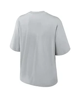 Nike Women's Gray Detroit Lions Glory Arch Boxy T-Shirt