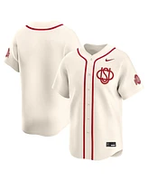 Nike Men's Cream Ohio State Buckeyes Limited Alternate Wordmark Jersey