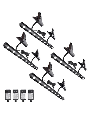 Instahibit Adjustable Led Light for Retractable Banner Stand Trade Show 4 Packs