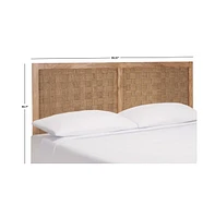Halvor Rattan Twin Headboard