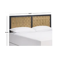 Halvor Rattan Queen Headboard