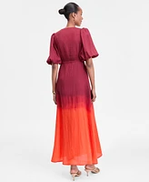 I.n.c. International Concepts Women's Ombre Twist-Front Maxi Dress, Exclusively at Macy's