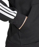 adidas Women's 3-Stripe Logo Zip Hooded Track Jacket