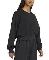 adidas Women's Soft Lux Relaxed Crewneck Sweatshirt