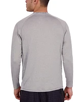 Spyder Men's Mixed Media Long Sleeve Rashguard Swim T-Shirt