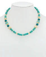 Patricia Nash Gold-Tone Mixed Stone Convertible Layered Lariat Necklace, 18" + 3" extender