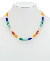Patricia Nash Gold-Tone 2-Pc. Set Beaded & Heart Pendant Convertible Layered Necklace, 19" + 3" extender
