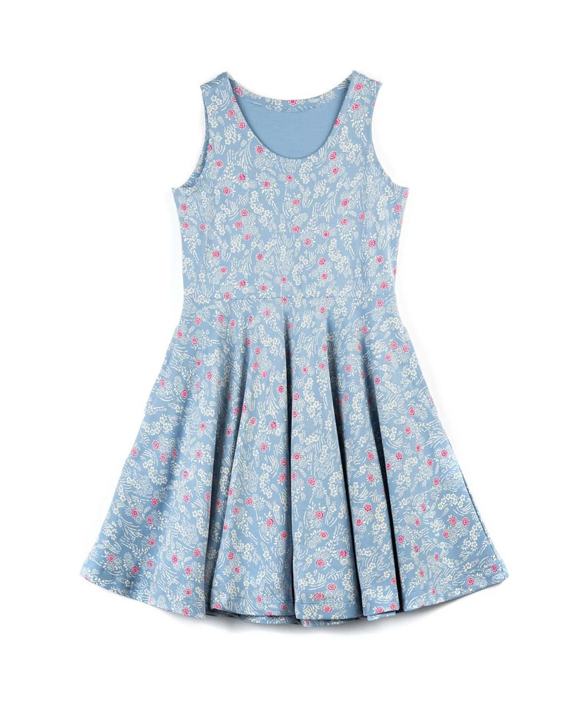 Mightly Girls Fair Trade Organic Cotton Sleeveless Twirl Dress