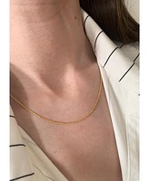 Spero London Sterling Silver Rope Chain Necklace