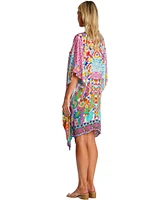 La Moda Clothing Women's Short Kaftan Dress