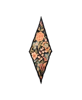 Coach Women's Bad Taste Floral Silk Diamond Scarf