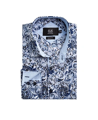 Elie Balleh Big Boys Slim Fit Printed Shirt