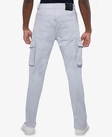 Raw X Men's Rip And Repair Cargo Pocket Jeans