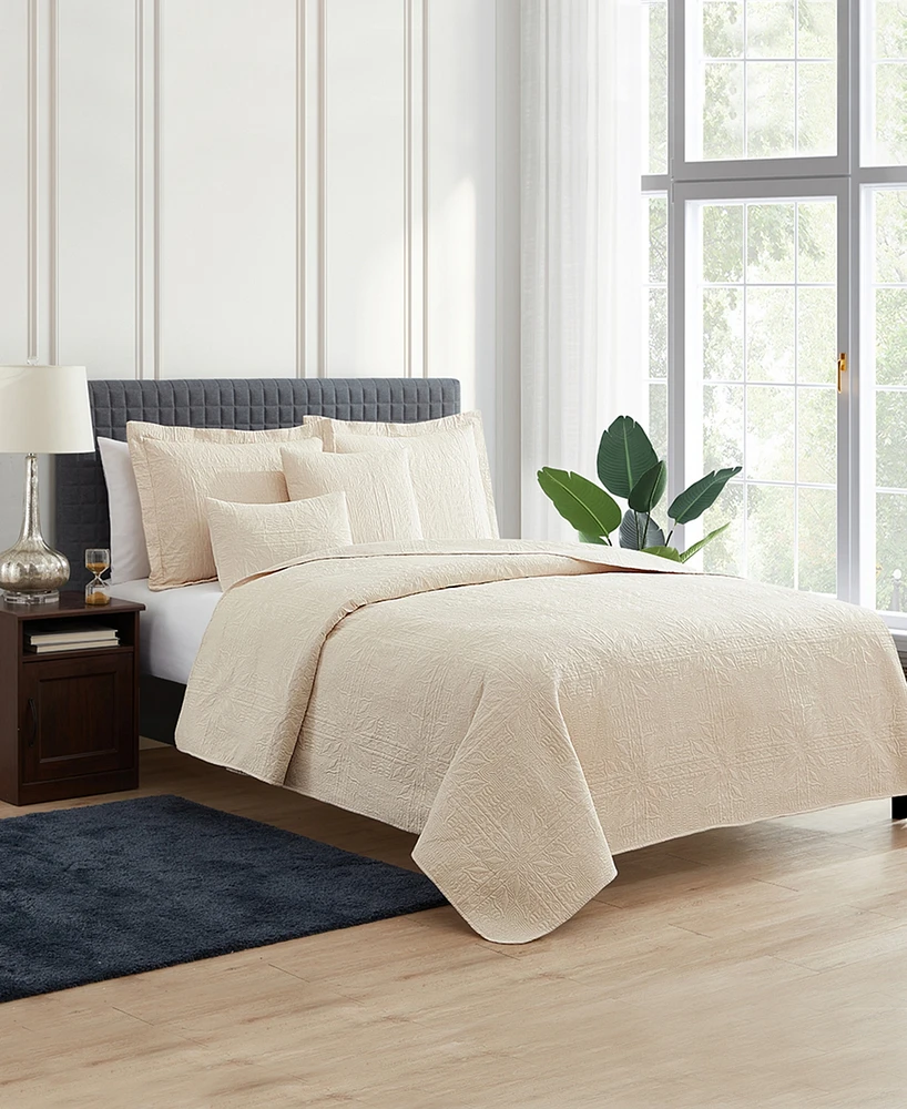 Nestl Grid Embossed 4-Pc. Quilt Set, Twin/Twin Xl