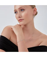 Spero London Blue Opal Bracelet in Sterling Silver