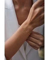 Spero London Fine Beaded Chain Bracelet Satellite Sterling Silver