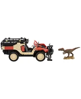 Matchbox Rc Jurassic World Dino Catcher Rc, Remote-Control Toy Truck with Dinosaur Figure