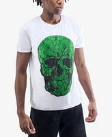 heads or tails Men's Money Rhinestone Crew T-Shirt