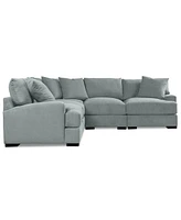 Rhyder 111" 5-Pc. Fabric L Sectional, Exclusively at Macy's