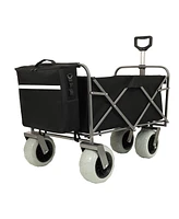 Beach Wagon - Big Wheels, 500lbs Capacity, All Terrain, Black