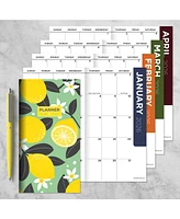 2026-2027 Lemon Blossom Small Monthly Pocket Planner
