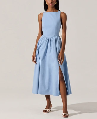 Astr the Label Women's Bow-Back Apron Dress