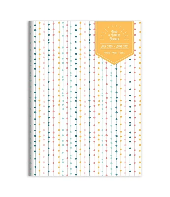 Golden Design Food & Fitness 7.5"x10.25" Weekly Healthy Living Planner