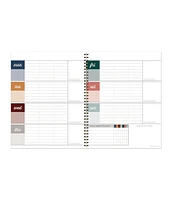 Spotted Dot Boho Undated Large Weekly Monthly Spiral Planner