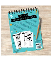 Life is Better with Crossword Puzzles Book Spiral Puzzle Pad