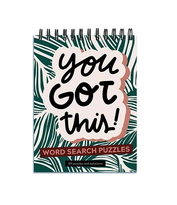 You Got This Word Search Book Spiral Puzzle Pad