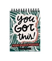 You Got This Word Search Book Spiral Puzzle Pad