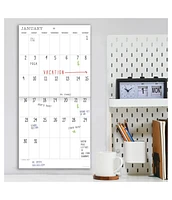 Undated 12" x 12" Dry Erase Vertical Wall Calendar