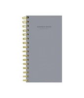 Gray Spiral Address Book