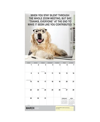 2026 Desk Dogs Wall Calendar
