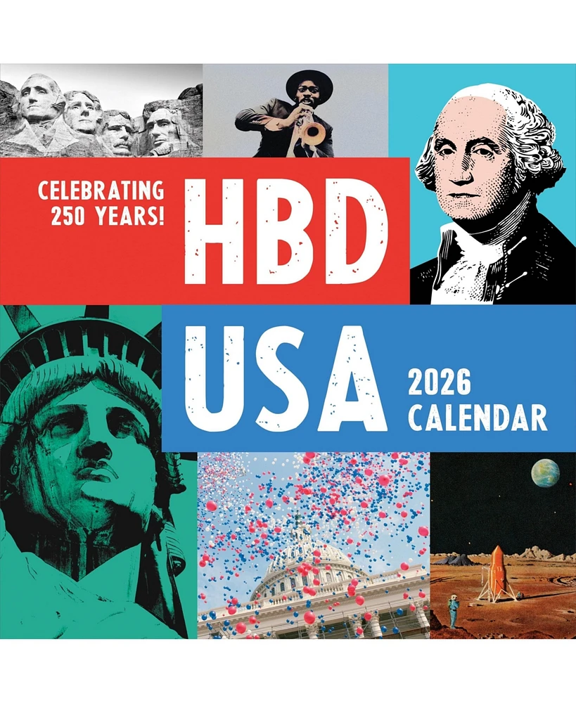 2026 Hbd Usa-250 Years! Wall Calendar