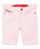 Elie Balleh Big Boys Pink Cotton Twill Short